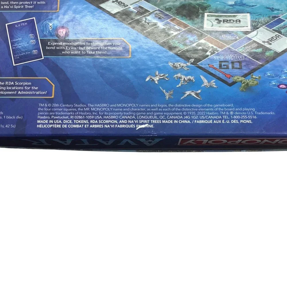 Monopoly Avatar‎ Hasbro Gaming Defend Pandora Against The RDA! Family Board Game